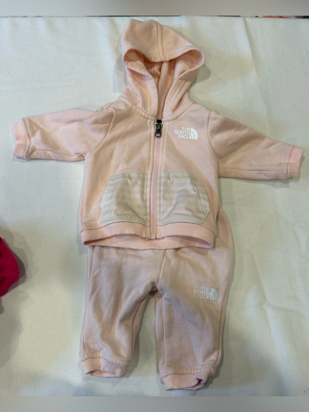 Baby girl north face set